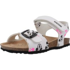 Sandały GEOX J SANDAL AIRADYUM BO Biały. Białe sandały Geox, z tkaniny, bez zapięcia. Za 196.99 zł.