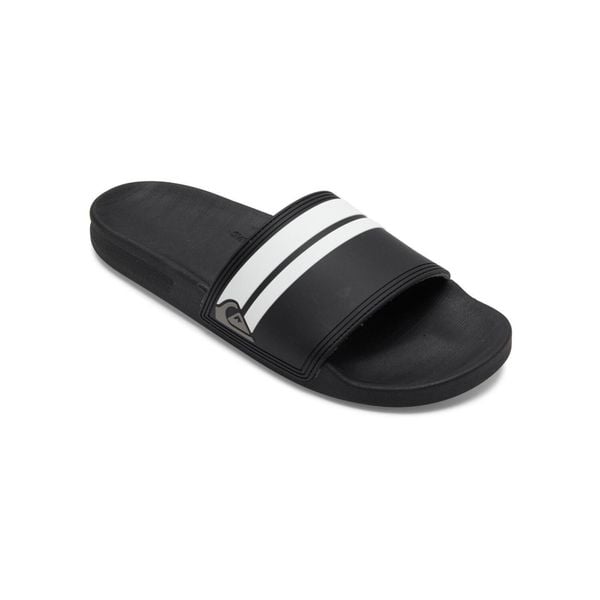 Sandały wsuwane dla Mężczyzn RIVI SLIDE Multicolore. Czarne sandały Quiksilver, z gumy, bez zapięcia. Za 169.99 zł.