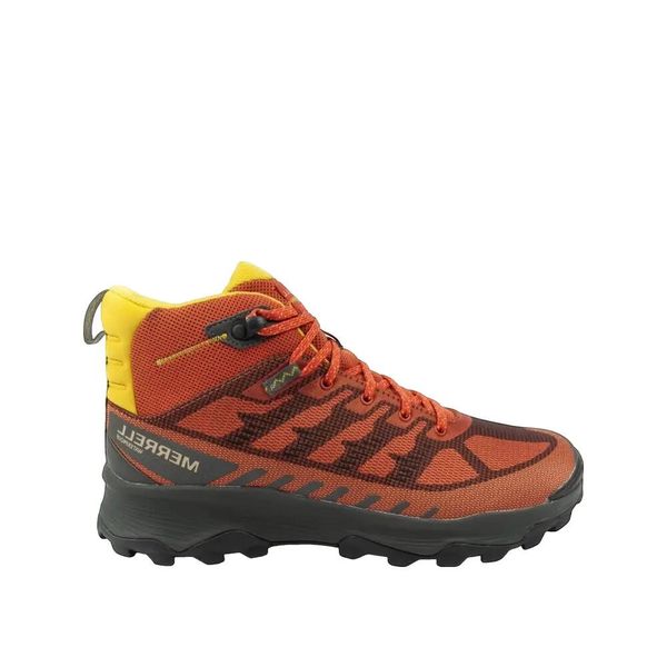Buty biegowe Merrell Speed Eco Wodoodporne Pomarańczowe. Brązowe buty turystyczne Merrell, bez wzorów, z gumy, bez zapięcia, trekkingowe. Za 467.55 zł.