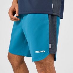 HEAD POWER Shorts. Niebieskie t-shirty sportowe Head, bez wzorów, bez ramiączek, tenisowe. Za 234.00 zł.