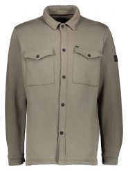 Petrol Industries Koszula w kolorze szarobrązowym rozmiar: M. Brązowe koszule Petrol Industries, m, bez wzorów, z bawełny, bez kołnierzyka, bez ramiączek. Za 140.99 zł.