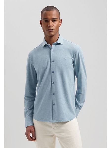 DSTREZZED Koszula w kolorze błękitnym rozmiar: XXL. Niebieskie koszule Dstrezzed, xxl, bez wzorów, bez kołnierzyka, bez ramiączek. Za 135.17 zł.