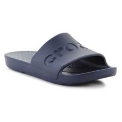 Klapki unisex Crocs Slide. Niebieskie klapki Crocs, z materiału. Za 139.99 zł.