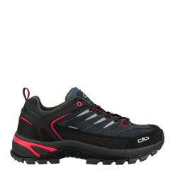 Buty trekkingowe męskie RIGEL 2.0 LOW skóra wodoodporne. Czarne buty turystyczne CMP, bez wzorów, z gumy, bez zapięcia, outdoorowe. Za 559.99 zł.