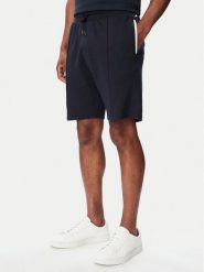 BOSS Szorty sportowe Sense 50566917 Granatowy Regular Fit. Niebieskie krótkie spodenki sportowe Boss, l, bez wzorów, z bawełny. Za 399.99 zł.
