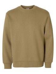 SELECTED HOMME Bluza w kolorze khaki rozmiar: S. Brązowe bluzy Selected Homme, s, bez wzorów, bez kaptura. Za 97.28 zł.