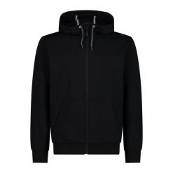 Bluza z kapturem zapinana na zamek błyskawiczny CMP. Czarne bluzy z kapturem CMP, bez wzorów, z kapturem. Za 283.25 zł.