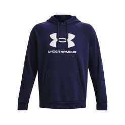 Bluza z kapturem Under Armour Rival Fleece Logo. Białe bluzy z kapturem Under Armour, xl, bez wzorów, z kapturem. Za 294.50 zł.