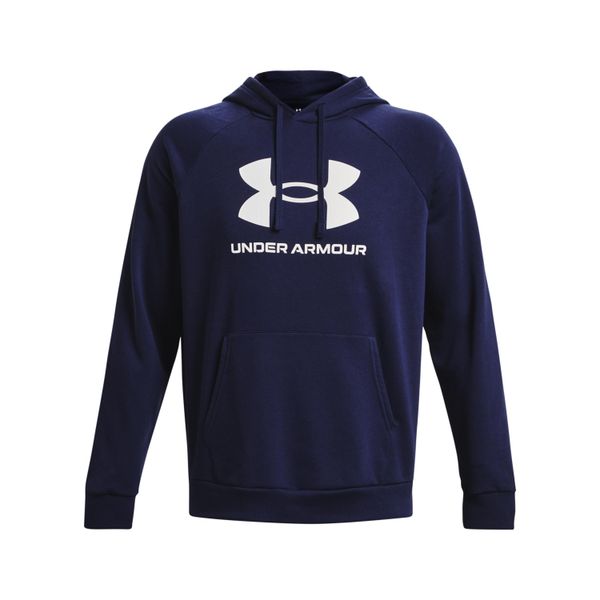 Bluza z kapturem Under Armour Rival Fleece Logo. Białe bluzy z kapturem Under Armour, m, bez wzorów, z kapturem. Za 286.20 zł.