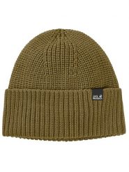 Jack Wolfskin Czapka "Schwansee" w kolorze khaki rozmiar: onesize. Brązowe czapki zimowe Jack Wolfskin, bez wzorów, prążkowane. Za 127.65 zł.