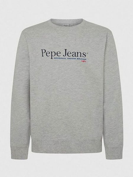 Pepe Jeans Bluza "Sean" w kolorze szarym rozmiar: M. Szare bluzy Pepe Jeans, m, bez wzorów, z bawełny, bez kaptura. Za 144.58 zł.