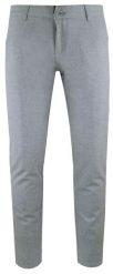 Lekkie, Męskie Spodnie Typu Chinos - Rigon - Popielate. Szare eleganckie spodnie Rigon, m, z elastanu. Za 245.00 zł.