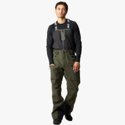 Spodnie narciarskie męskie Swedemount Lofoten 3L Shell Bib Pants wodoodporne. Zielone spodnie narciarskie i snowboardowe SWEDEMOUNT, l, bez wzorów, narciarskie. W wyprzedaży za 809.99 zł.