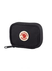 Portfel Fjallraven Kanken Card Wallet - black. Czarne portfele Fjällräven, bez wzorów, z bawełny. Za 150.69 zł.