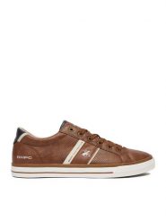 Beverly Hills Polo Club Sneakersy CEO-FRISCO-01 Brązowy. Brązowe buty sportowe casual Beverly Hills Polo Club, bez wzorów, z materiału, bez zapięcia. Za 179.99 zł.