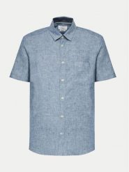 S.Oliver Koszula 2149785 Niebieski Regular Fit. Niebieskie koszule S.Oliver, m, bez wzorów, z bawełny, bez kołnierzyka, bez ramiączek. Za 149.99 zł.