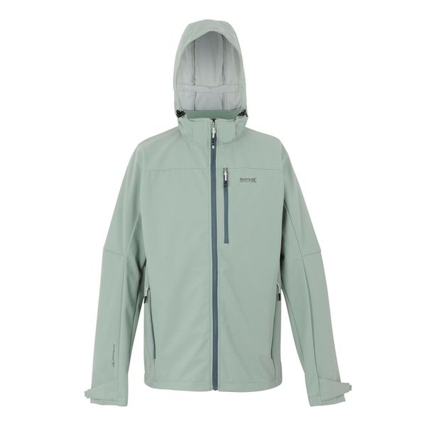 Kurtka turystyczna softshell Regatta Arana. Niebieskie kurtki Regatta, m, bez wzorów, z materiału, bez kaptura. Za 119.99 zł.