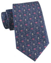 Męski Krawat - Niebieski w Drobny, Melanżowy Wzór - Alties. Niebieskie krawaty i muchy Alties, bez wzorów, z tkaniny. Za 55.00 zł.