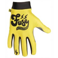 Rękawiczki rowerowe Bmx/ hulajnoga Fuse Omega. Żółte rękawiczki Fuse, bez wzorów. Za 161.99 zł.