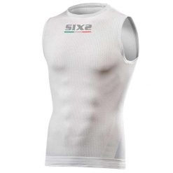 Podkoszulek rowerowy SMX. Białe podkoszulki SIXS, xl, bez wzorów, ze skóry, bez ramiączek. Za 202.15 zł.
