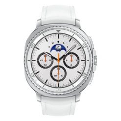 Zegarek Samsung Galaxy Watch8 Classic 46mm LTE. Białe, cyfrowe zegarki SAMSUNG, ze stali. Za 1,620.70 zł.