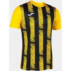 Joma Inter III Koszulka Sportowa Żółto-Czarna 2XL - Oddychająca i Zrównoważona. Czarne t-shirty sportowe Joma, bez wzorów, z poliesteru, bez ramiączek, do piłki nożnej. Za 179.99 zł.