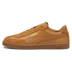 Buty do chodzenia męskie Puma Club Ii Era. Brązowe buty sportowe casual Puma, bez wzorów, z materiału, bez zapięcia. Za 288.00 zł.