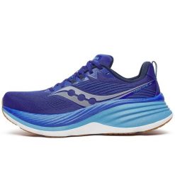 Buty Do Biegania Saucony Hurricane 24 Dorosłych. Niebieskie buty do biegania Saucony, bez wzorów, bez zapięcia, do biegania. W wyprzedaży za 677.90 zł.
