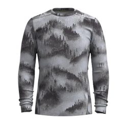 Longsleeve termoaktywny męski Smartwool Merino 250 Baselayer Crew Boxed. Szare bielizna termoaktywna Smartwool, m, bez wzorów, z wełny, bez ramiączek, trekkingowe. Za 419.99 zł.