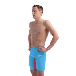 Strój pływacki startowy męski Speedo LZR Valor 2.0. Czerwone odzież kąpielowa Speedo, l, bez wzorów, sportowe. Za 999.99 zł.