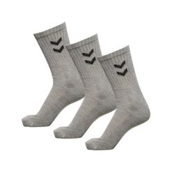 Skarpetki Hummel Basic (x3). Szare skarpety Hummel, bez wzorów. Za 24.90 zł.