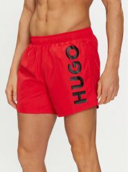 Hugo Szorty kąpielowe Abas 50513979 Czerwony Regular Fit. Czerwone kąpielówki Hugo, m, bez wzorów, z syntetyku. Za 189.99 zł.