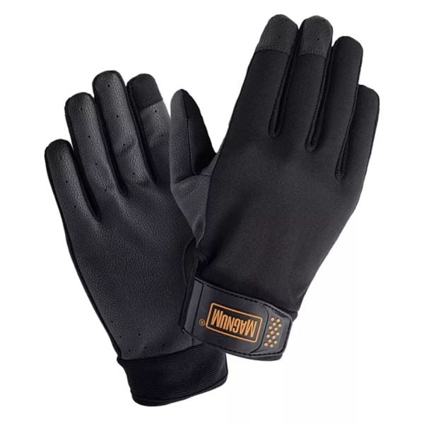 Rękawiczki męskie Magnum Ader - czarne, Rozmiar XL. Czarne rękawiczki MAGNUM, bez wzorów, z elastanu. W wyprzedaży za 59.99 zł.
