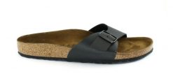Birkenstock Madrid Klapki Dorosłych. Czarne klapki Birkenstock, z materiału. Za 380.66 zł.