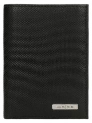Wojas Skórzany portfel w kolorze czarnym - 8,3 x 11 x 2 cm rozmiar: onesize. Czarne portfele Wojas, bez wzorów, z materiału. Za 119.95 zł.