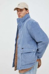 Lee kurtka sztruksowa kolor niebieski przejściowa oversize. Niebieskie kurtki Lee, l, bez wzorów, ze sztruksu, bez kaptura. Za 579.99 zł.