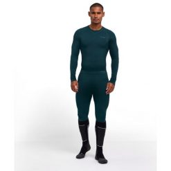 Legginsy o długości 3/4 Falke Warm. Zielone legginsy długie sportowe Falke, m, bez wzorów. Za 365.00 zł.