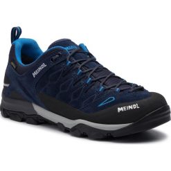 Trekkingi MEINDL - Tereno GORE-TEX 3812 Marine/Blau 49. Niebieskie trekkingi MEINDL, bez wzorów, z gore-texu, bez zapięcia. W wyprzedaży za 689.00 zł.