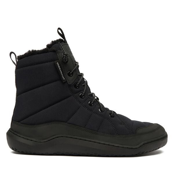 Trekkingi Vivo Barefoot. Czarne buty trekkingowe Vivo Barefoot, bez wzorów, bez zapięcia. Za 839.99 zł.