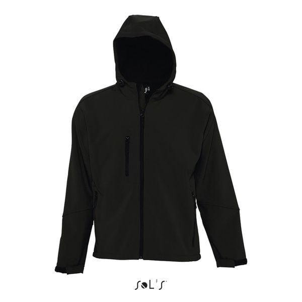 Windbreaker Sol's Replay. Czarne kurtki przeciwdeszczowe SOL'S, m, bez wzorów, bez kaptura. W wyprzedaży za 299.00 zł.