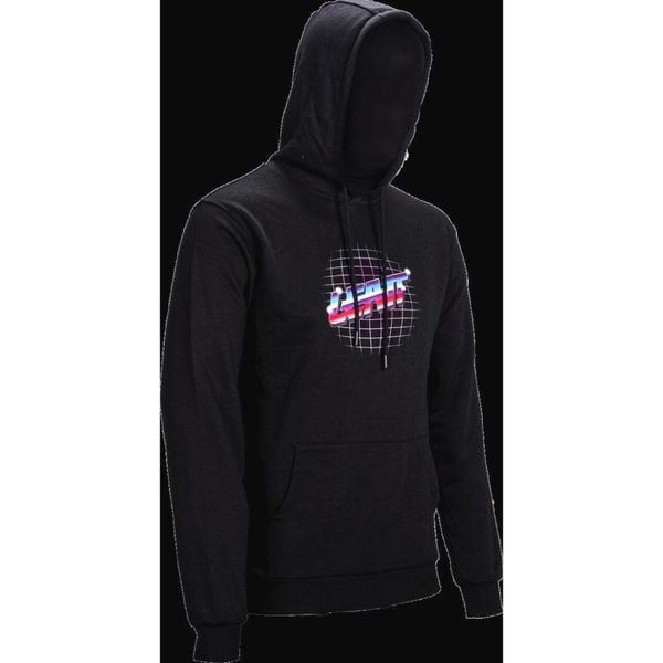 Bluza z kapturem LEATT Hoodie Core. Czarne bluzy LEATT, m, bez wzorów, z kapturem. Za 369.00 zł.