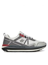 Beverly Hills Polo Club Sneakersy VSS25-B006 Biały. Białe buty sportowe casual Beverly Hills Polo Club, bez wzorów, z materiału, bez zapięcia. Za 219.99 zł.