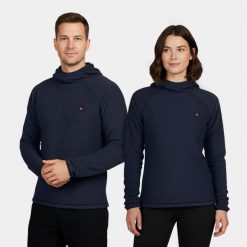 Bluza Primaloft unisex Alpinus Eio. Niebieskie bluzy z kapturem Alpinus, m, bez wzorów, z materiału, bez kaptura. Za 349.00 zł.