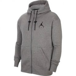Bluza sportowa męska Nike Jordan Jumpman Air. Szare bluzy z kapturem Nike, l, bez wzorów, z kapturem. Za 395.00 zł.