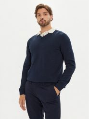 S.Oliver Sweter 2143174 Granatowy Regular Fit. Niebieskie swetry rozpinane S.Oliver, l, bez wzorów, z bawełny, bez kołnierzyka, bez ramiączek. Za 109.99 zł.