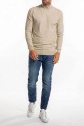 Takeshy Kurosawa Sweter "Lupetto" | 83389 | Lupetto | Mężczyzna | Beżowy. Brązowe swetry nierozpinane Takeshy Kurosawa, m, bez wzorów, z poliamidu, bez kołnierzyka, bez ramiączek. W wyprzedaży za 319.00 zł.