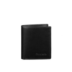 Czarny portfel skórzany męski Canaletto PM1031s164GR. Czarne portfele bez wzorów, ze skóry. Za 114.00 zł.