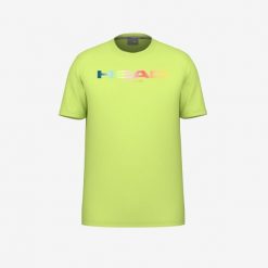 RAINBOW T-Shirt Men. Zielone t-shirty sportowe Head, bez wzorów, bez ramiączek, tenisowe. W wyprzedaży za 136.00 zł.