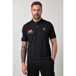 Męska Koszulka polo WM FLEXNAMIC® fitness pika rękaw 1/2 szybkoschnąca. Czarne koszulki polo JAY-PI, m, bez wzorów, z bawełny, bez kołnierzyka, bez ramiączek, na fitness i siłownię. Za 199.99 zł.