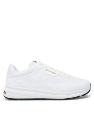 Tommy Hilfiger Sneakersy Lightweight Rwb Knit FM0FM05423 Biały. Białe buty sportowe casual Tommy Hilfiger, bez wzorów, z materiału, bez zapięcia. Za 439.99 zł.